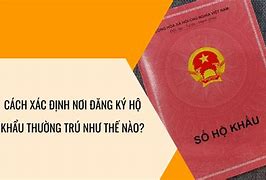 Nơi Đăng Ký Hộ Khẩu Thường Trú Tiếng Anh